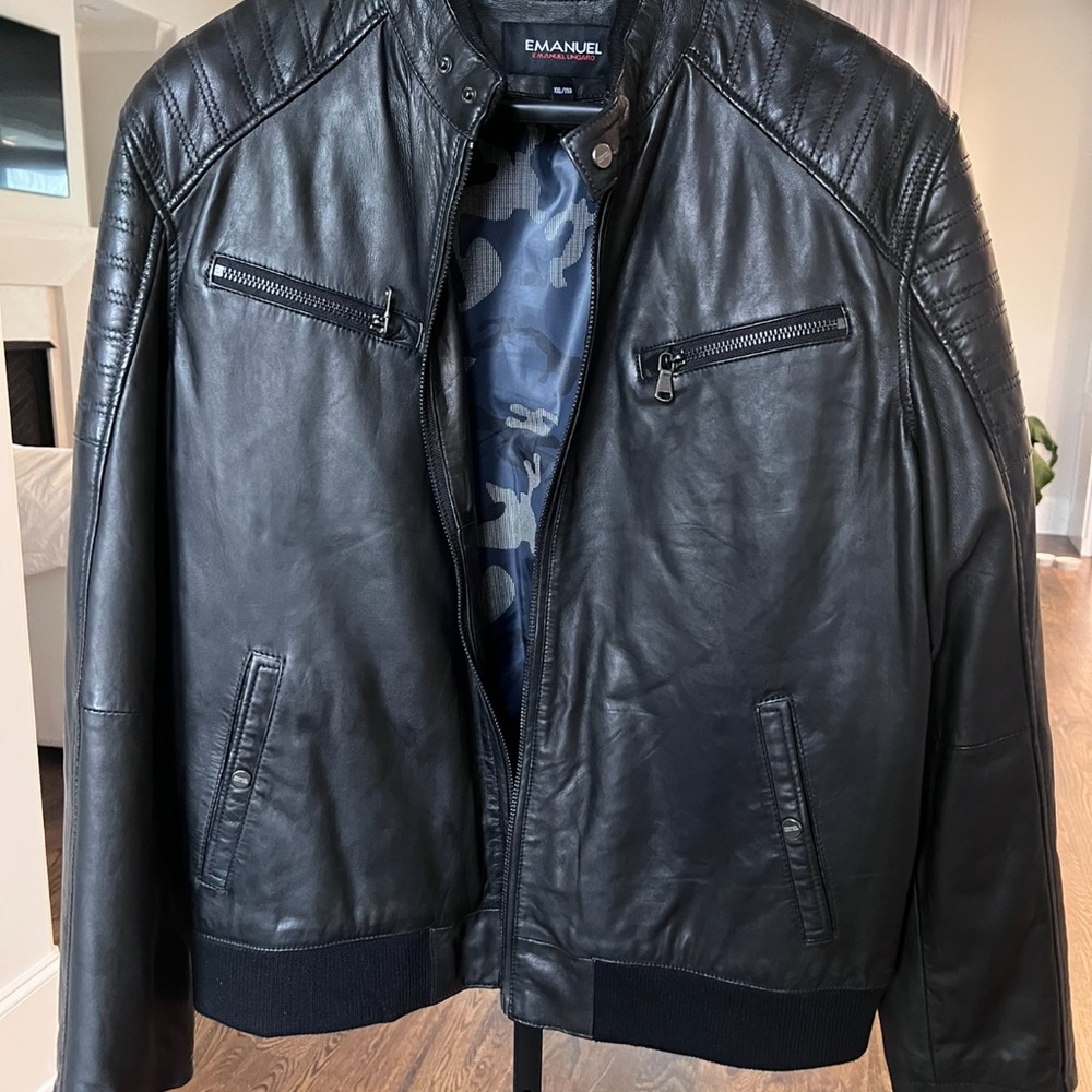 Emanuel Ungaro 100% Leather Jacket